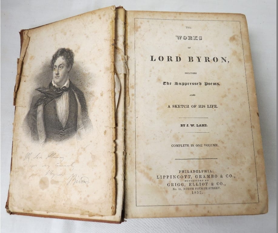 The Works of Lord Byron (complete in one volume) by J.W. Lake 