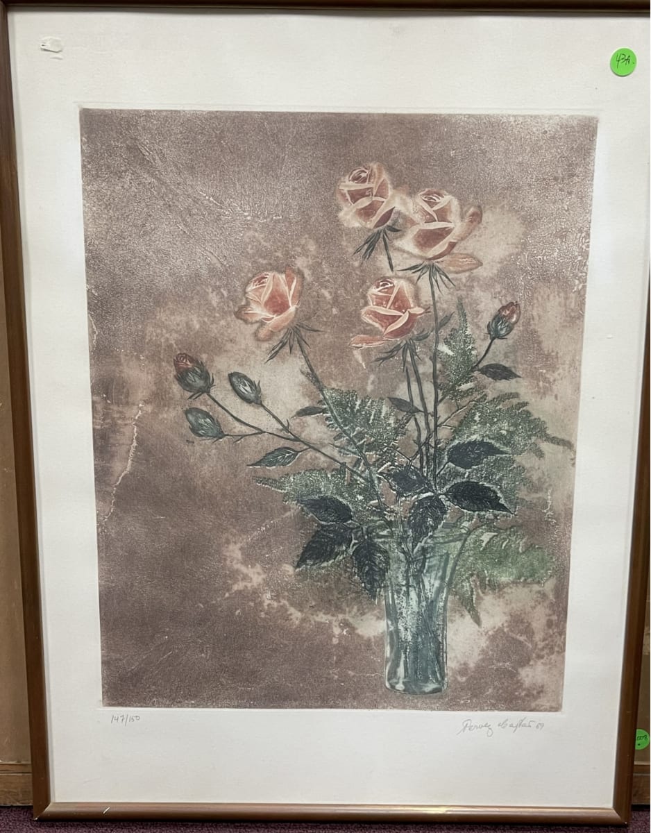 Vase of Roses by Pervez Captain 