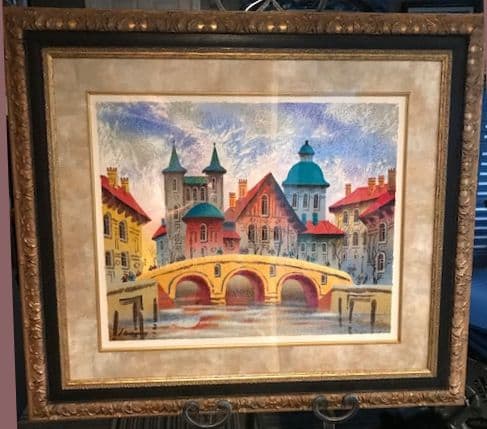 England Bridge at Sunset by Anatole Krasnyansky, Image 1.