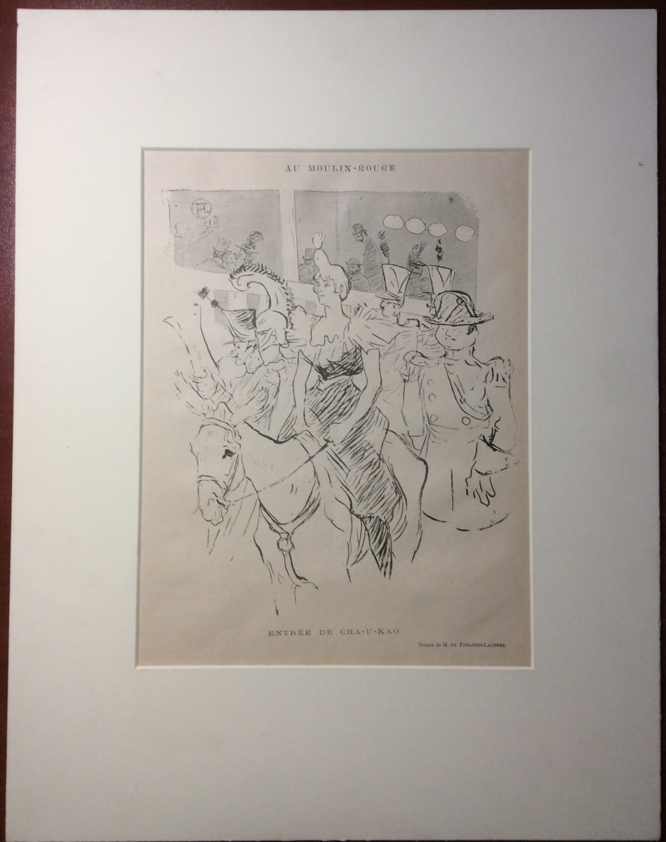 Entree De Cha-U-Kao by Henry de Toulouse-Lautrec, Image 1.