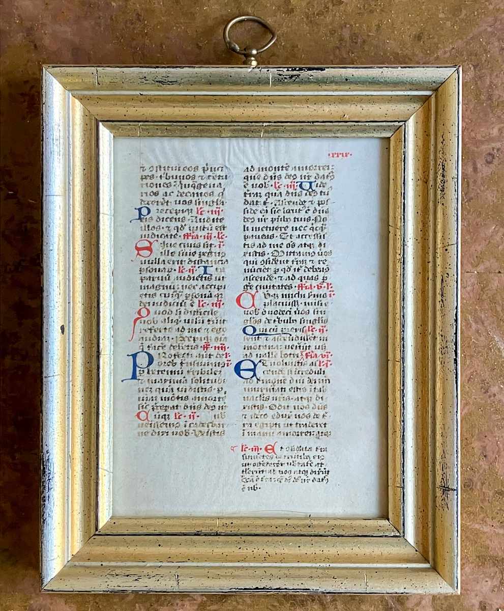 Medieval Illuminated Manuscript, Image 1.
