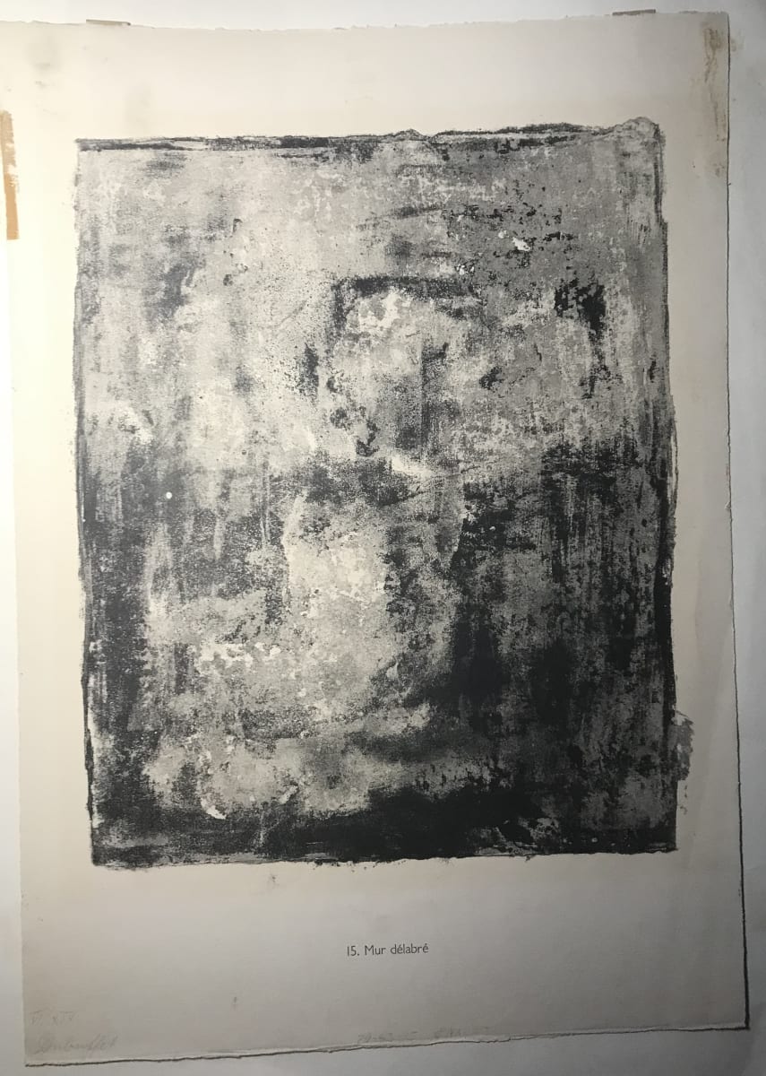 Mur Delabre  (Dilapidated wall) by Jean Dubuffet, Image 1.