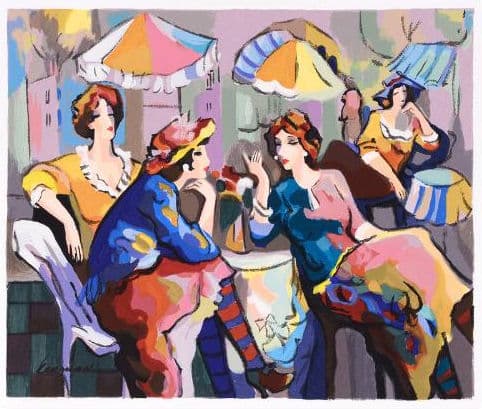 Cafe Conversation by Michael Kerman, Image 1.