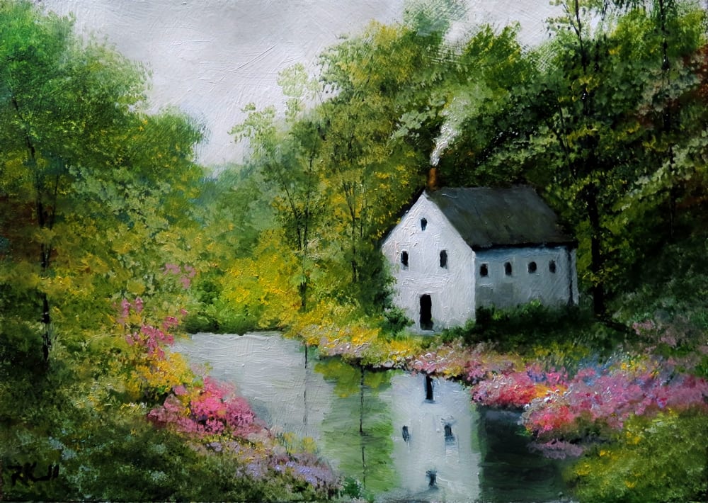Cabin By the Pond by Robert Kimball, Image 1.