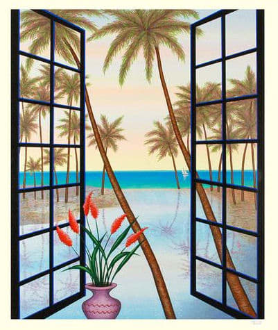 Window on Lagoon by Fanch Ledan 