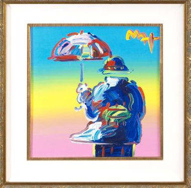 Umbrella Man by Peter Max 