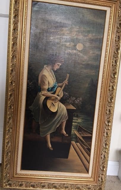 Girl with Guitar by Lizzie Mouche 