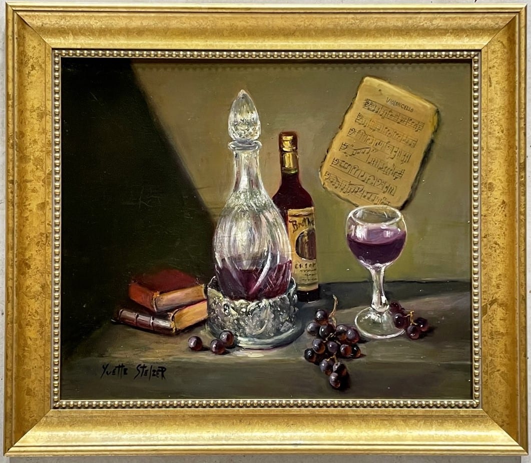 Wine Time by Yvette Stelzer 