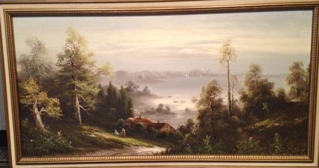 Village Landscape by Unknown, Image 2.