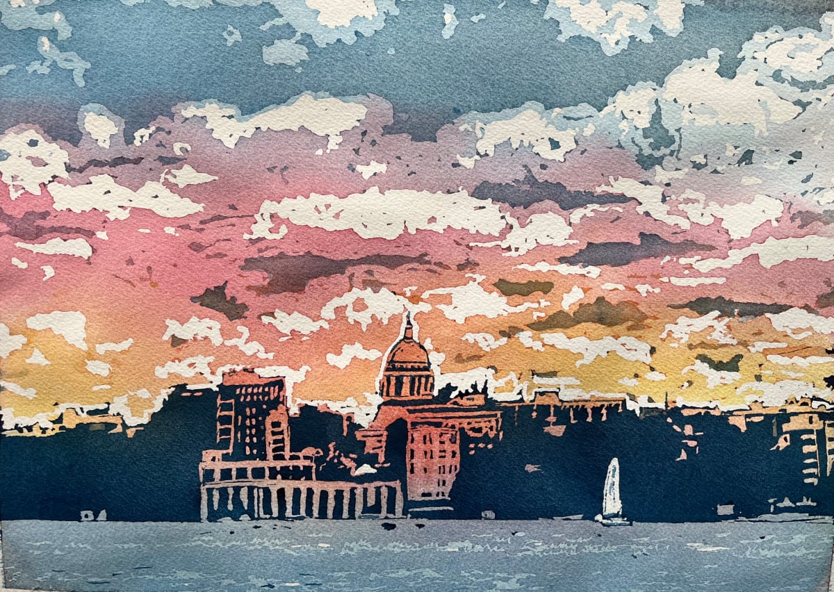 Madison Skyline by Anita Matcha 