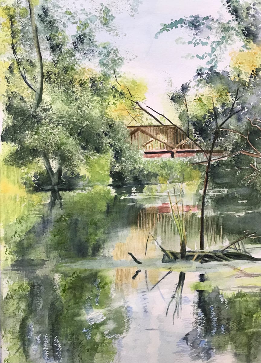 Kayaking on Pheasant Branch Creek by Anita Matcha 