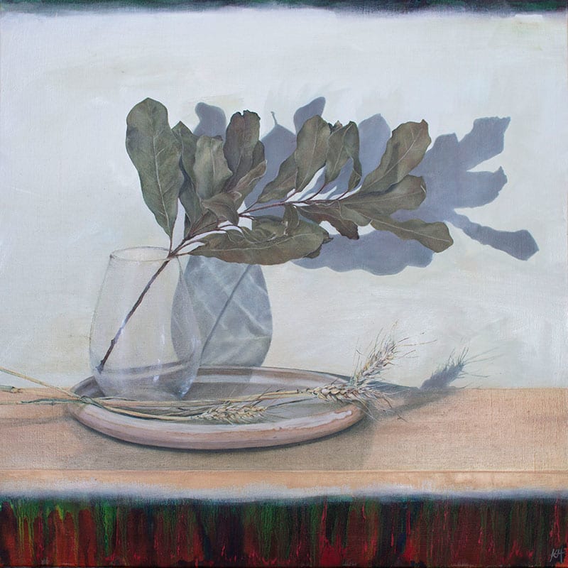 Dry by Kirsten Hocking  Image: "Dry", original painting by Kirsten Hocking, oil on linen, 61cm x 61cm, 2022