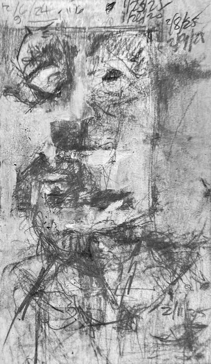 Sketchbook Page by James Singelis  Image: I can only find a photo of this image. I don't know where the original is.
