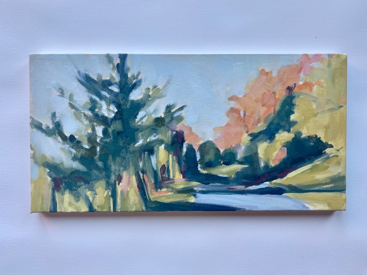 Sugar Hollow Road in fall by Christen Yates 