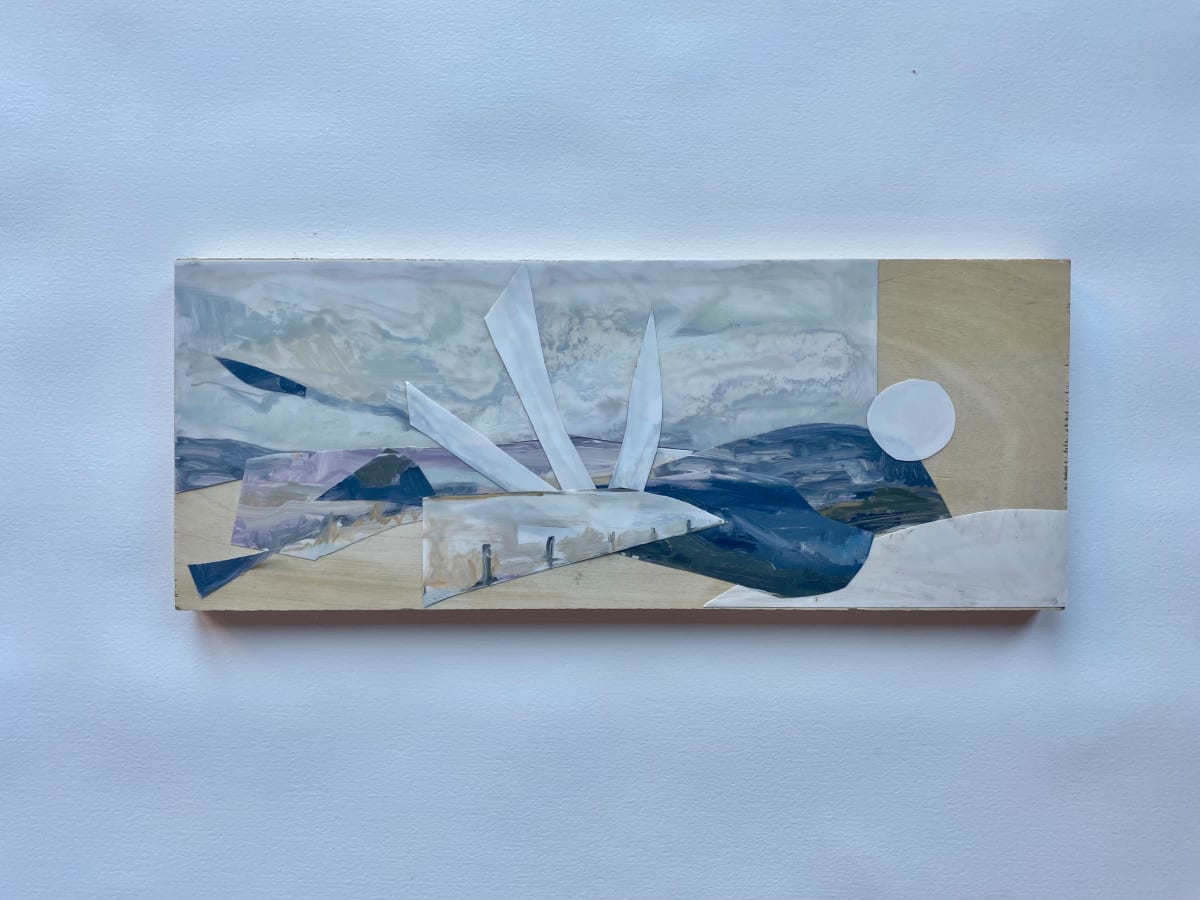 winter view, collage by Christen Yates 