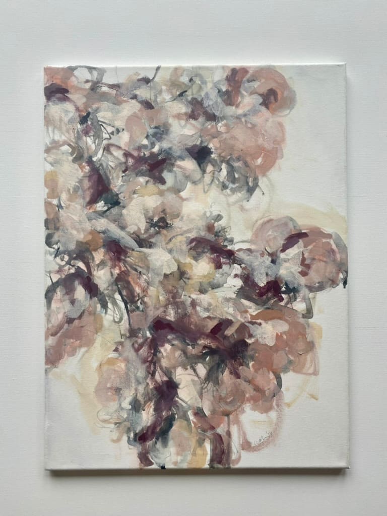 tulip magnolia study in blush by Christen Yates 