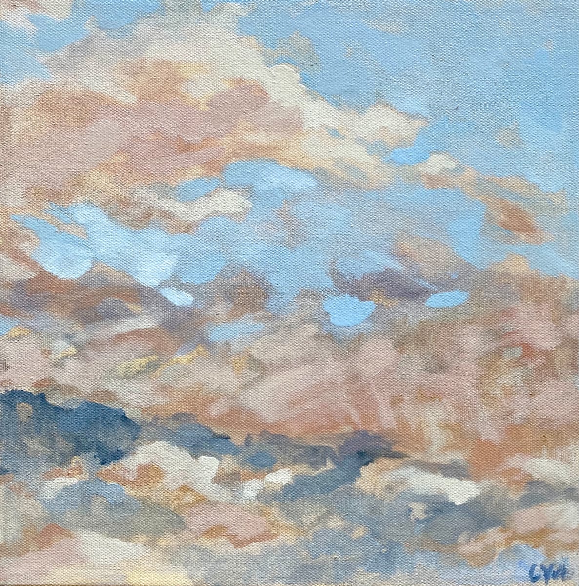 clouds at dusk II 
