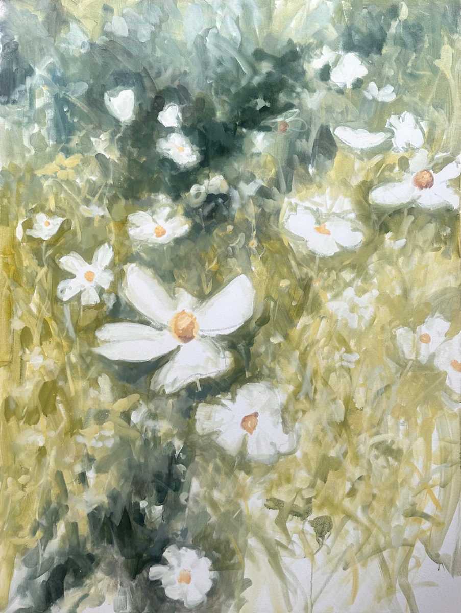 If we could blossom out of ourselves (Cosmos) by Christen Yates 