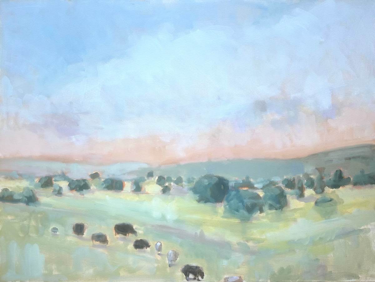 Blue Ridge cows by Christen Yates, Image 1.