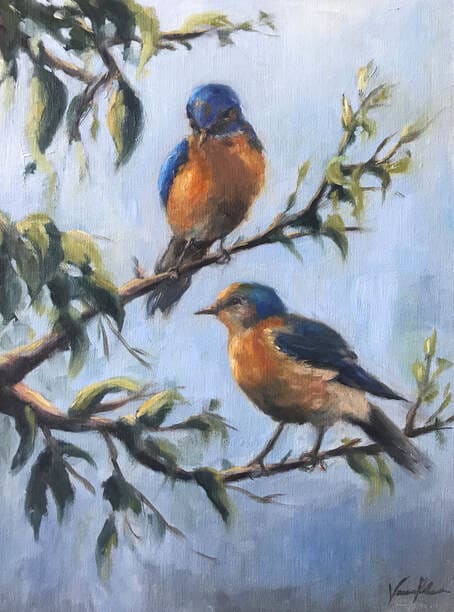 Bluebirds by Vanessa Rothe 