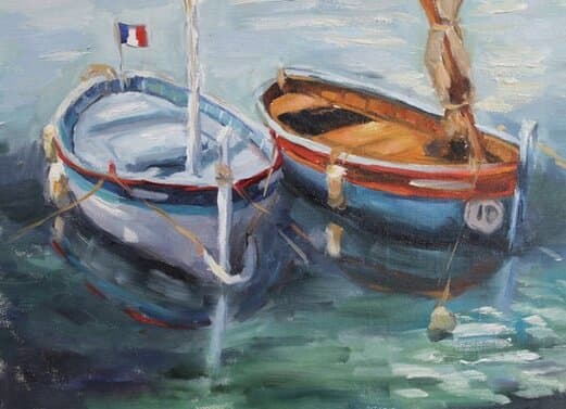 Bateaux de St. Tropez by Vanessa Rothe 