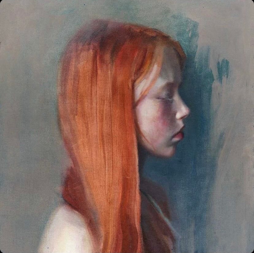 Girl with Red Hair by Torsten Wolber 