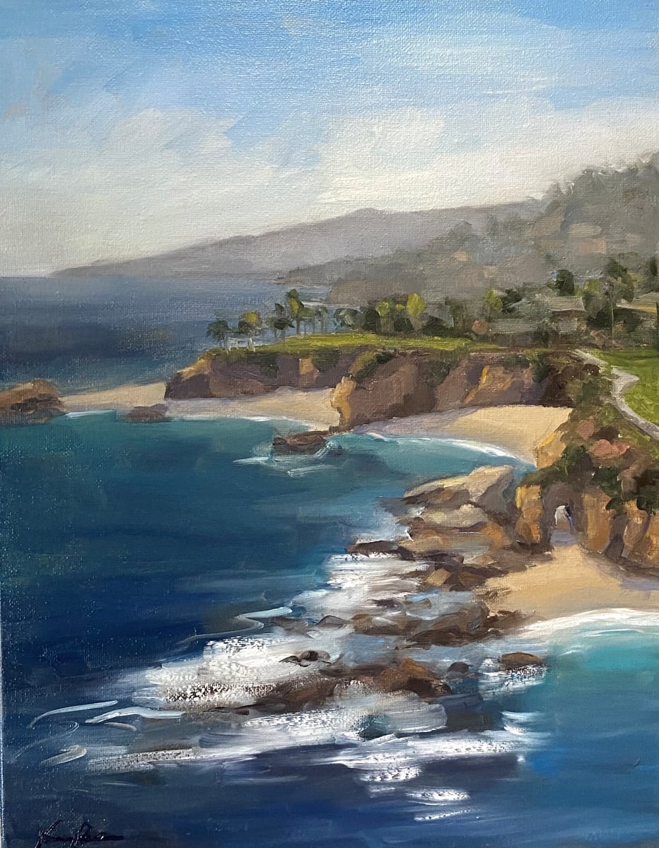 "Laguna Coastline" The HILBERT MUSEUM of California Art. by Vanessa Rothe  Image: On sale for Black Friday and Small Business Saturday