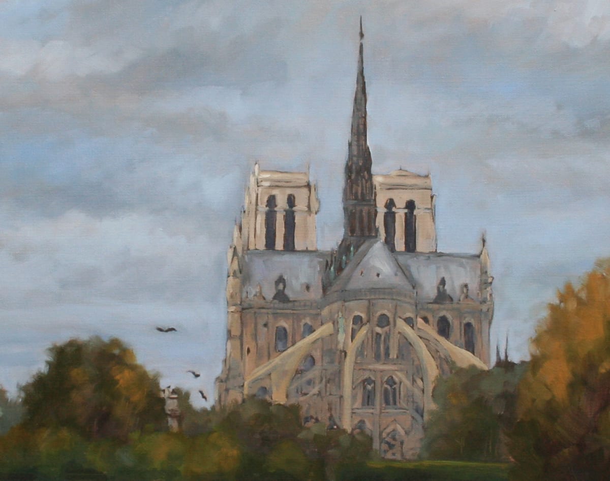 Notre Dame de Paris by Vanessa Rothe  Image: Notre Dame, as she was before the fire.
