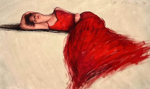 Red Dress by Derek Harrison 