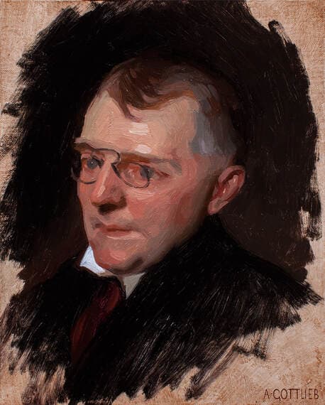 Master Copy of James Whitcomb Riley by John Singer Sargent by Adrian Gottlieb 