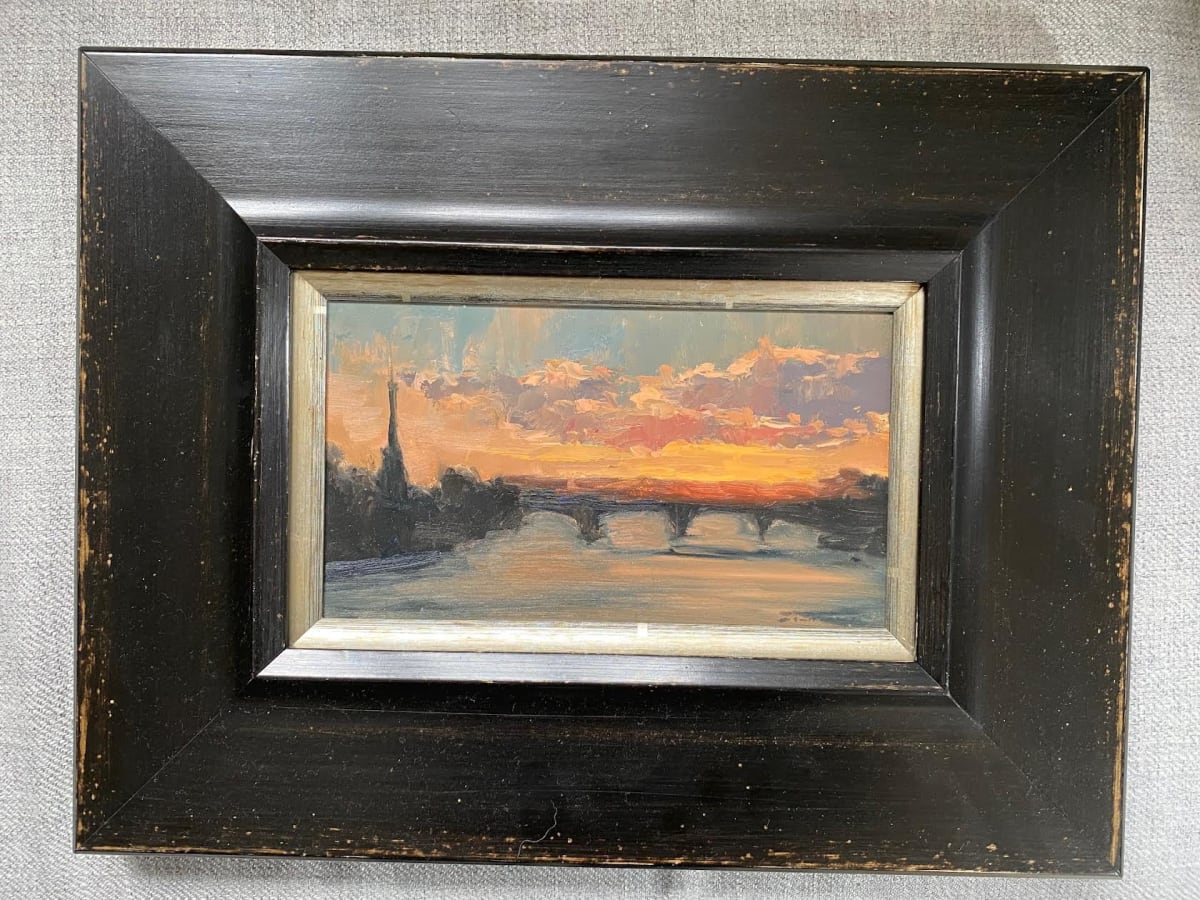 Paris Sunset by Jane Hunt 
