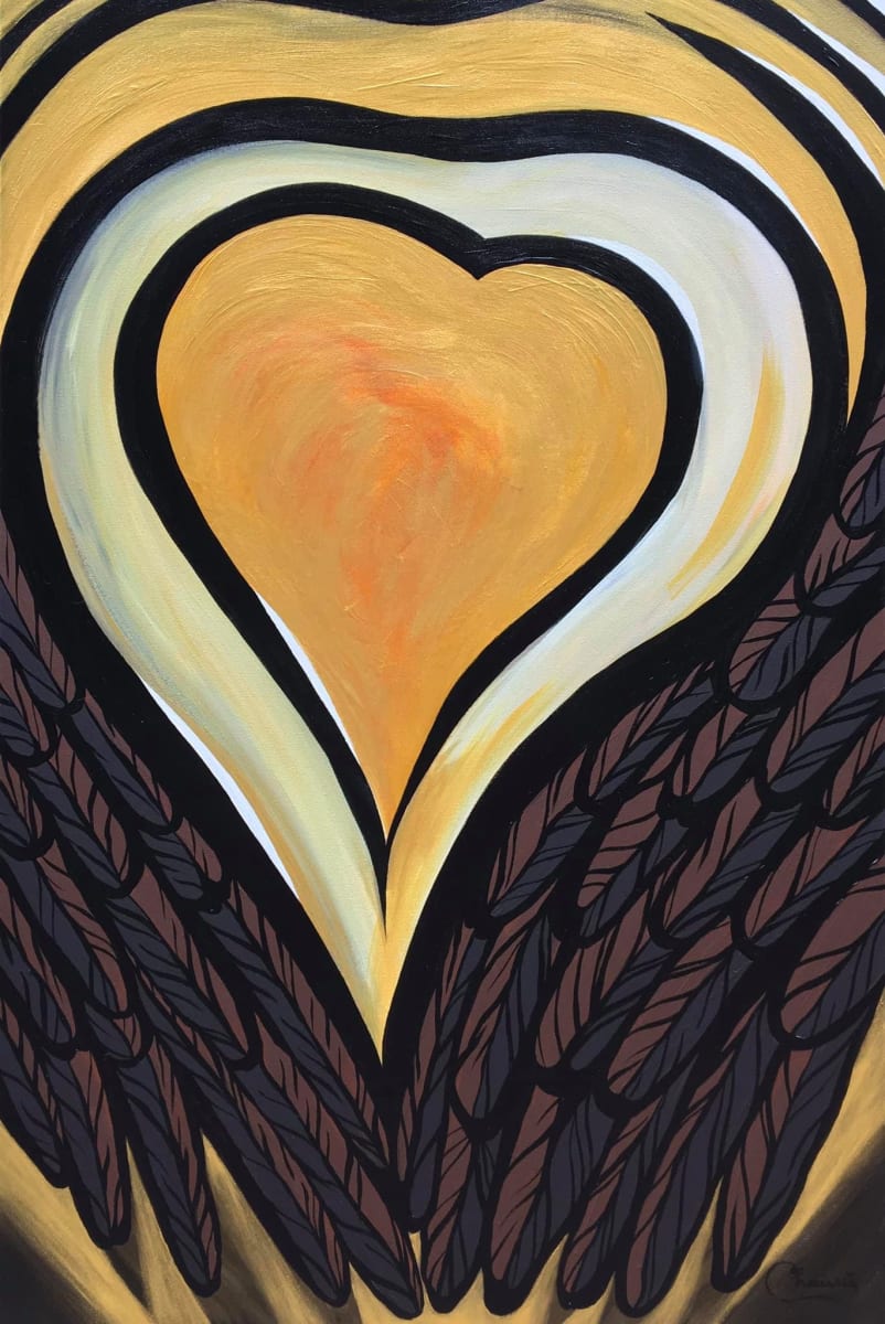 Heart of gold [with wings]  Image: Private Commissioned Art