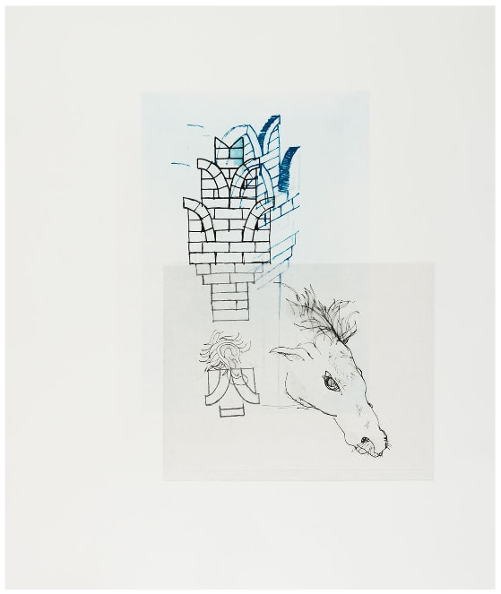 Untitled (Brick Horse) by Adam Putnam 