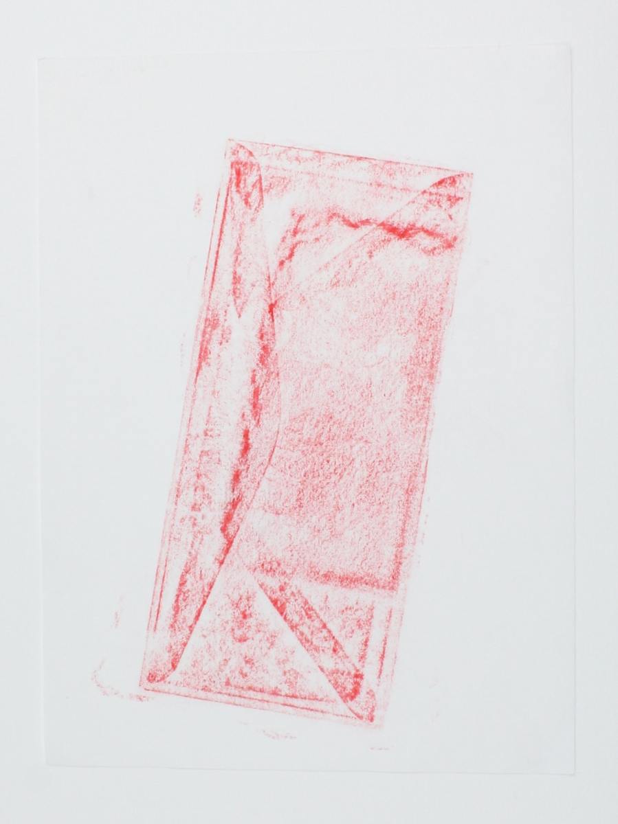 Untitled mail rubbing (Peter Popoff letter with gift) by Jenn Smith, Image 1.