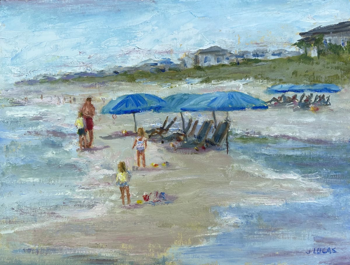 Beach Day by Janet Lucas Beck 