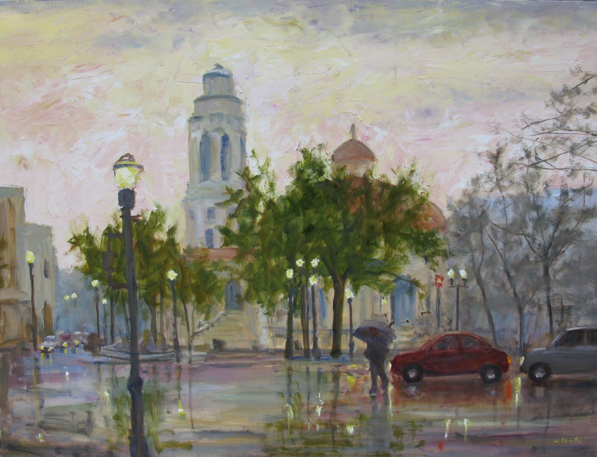 Raindrops on Five Points by Janet Lucas Beck 