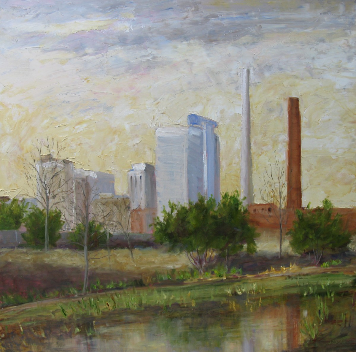 View from Railroad Park by Janet Lucas Beck 