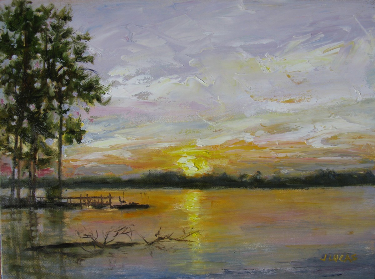Cocktail Time, Lake Martin by Janet Lucas Beck 