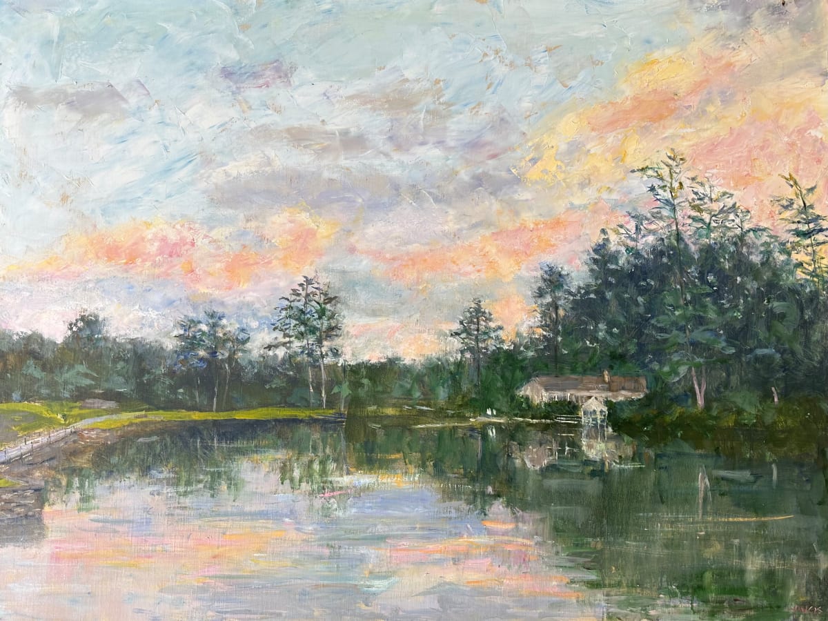 Lakeside Reflections by Janet Lucas Beck 