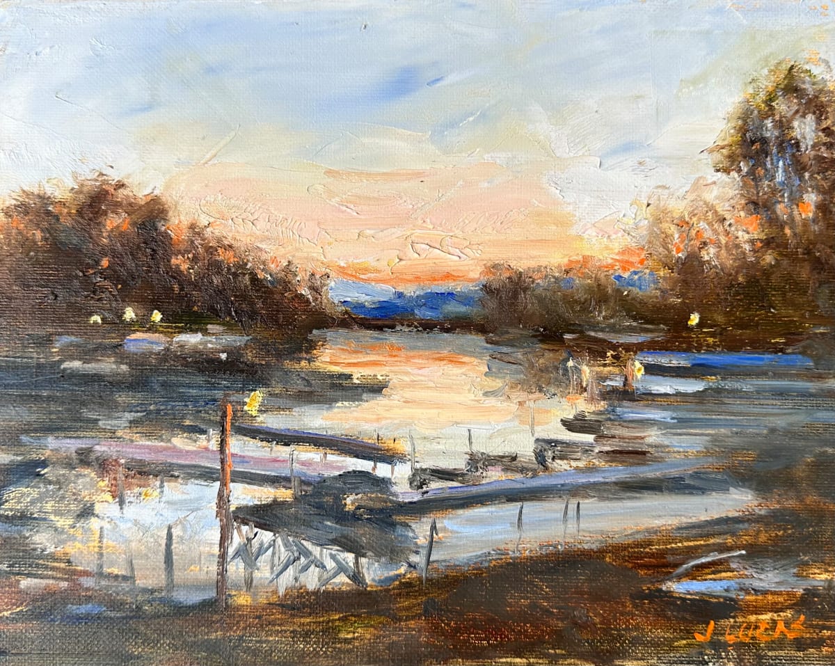 Duncan Boat Dock by Janet Lucas Beck 