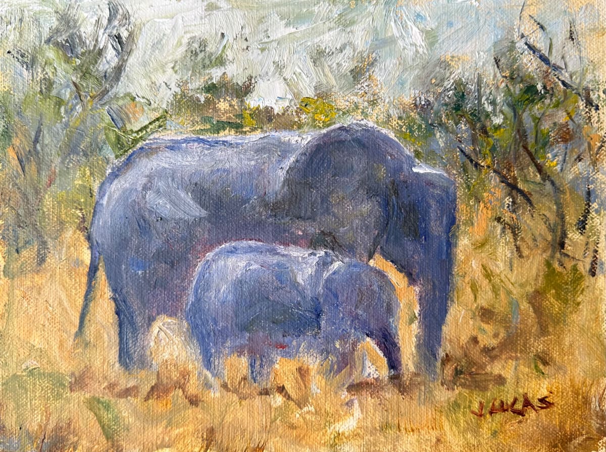 Elephants by Janet Lucas Beck 