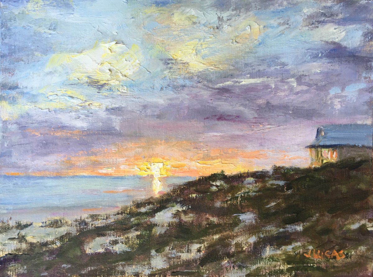 Cottage View by Janet Lucas Beck 