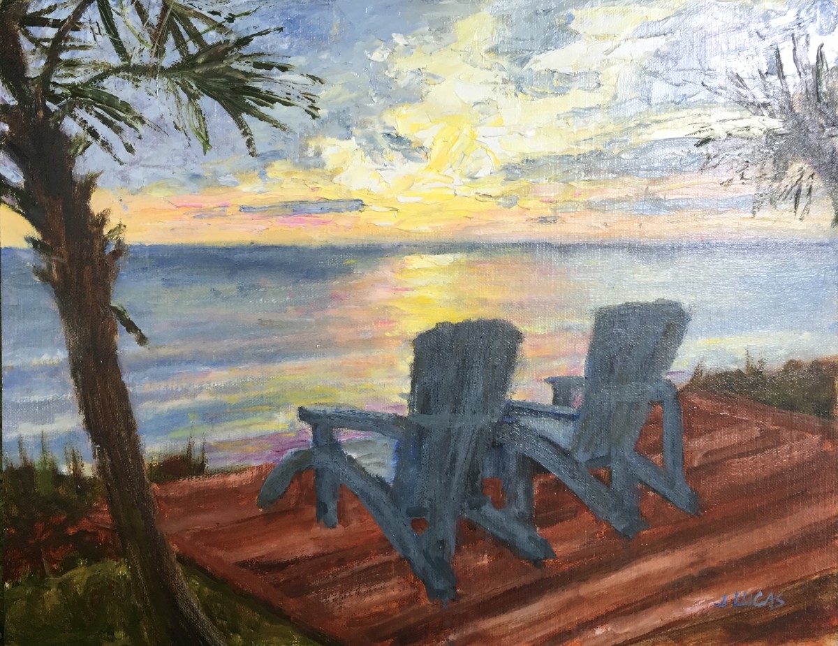 Empty Chairs by Janet Lucas Beck 