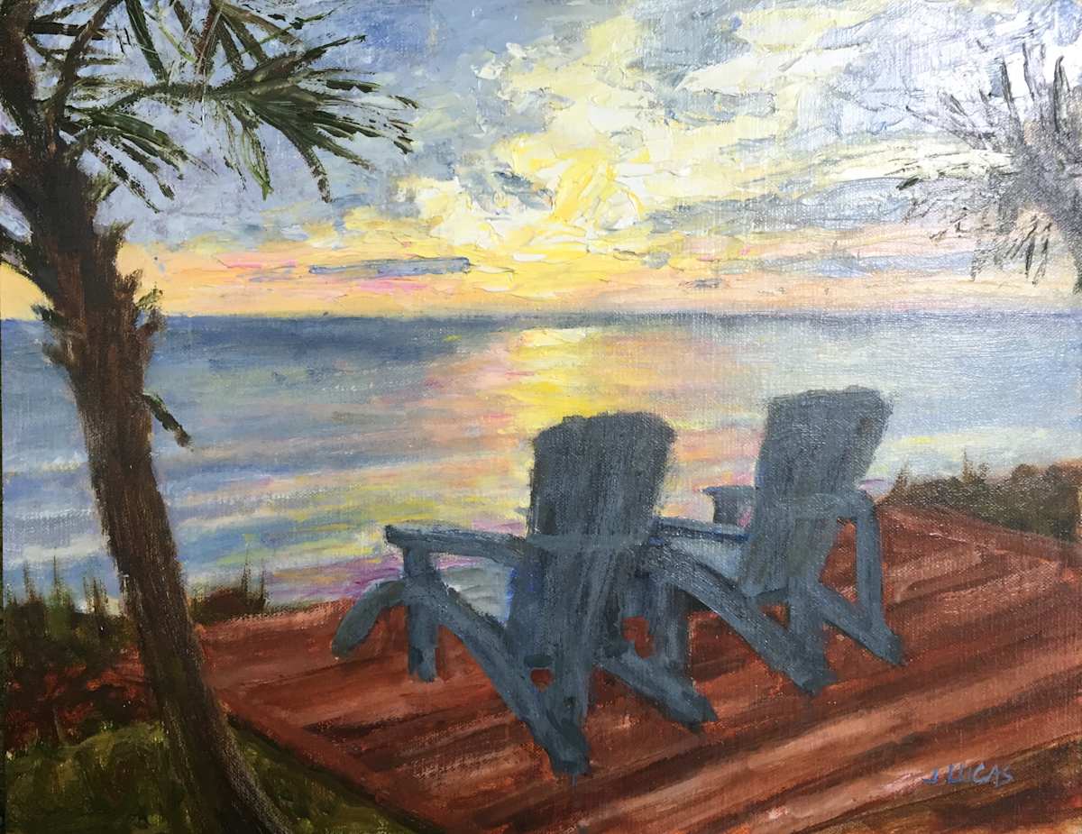 Empty Chairs by Janet Lucas Beck, Image 1.