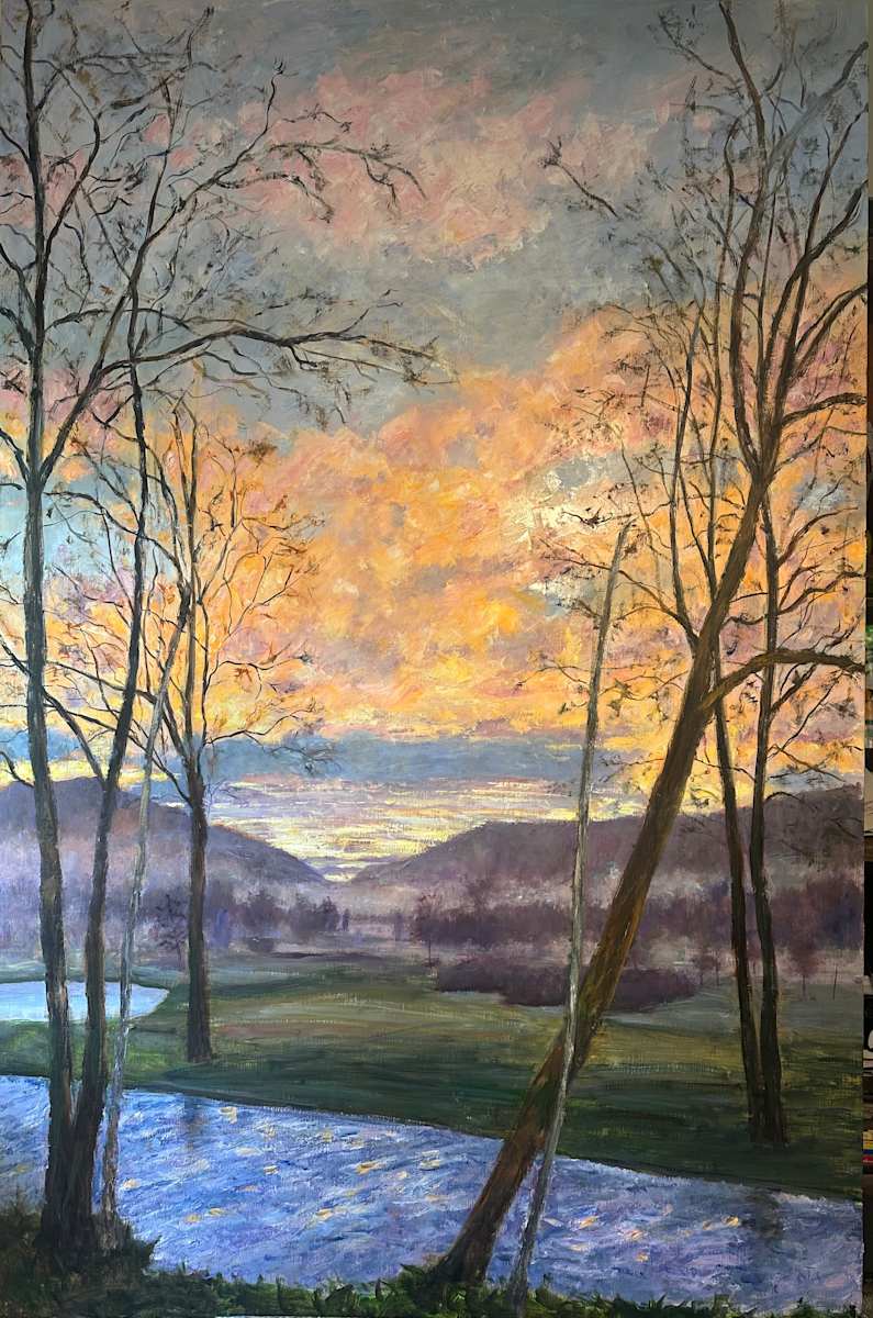 Midwinter Sunset, The Greenbrier by Janet Lucas Beck, Image 2.