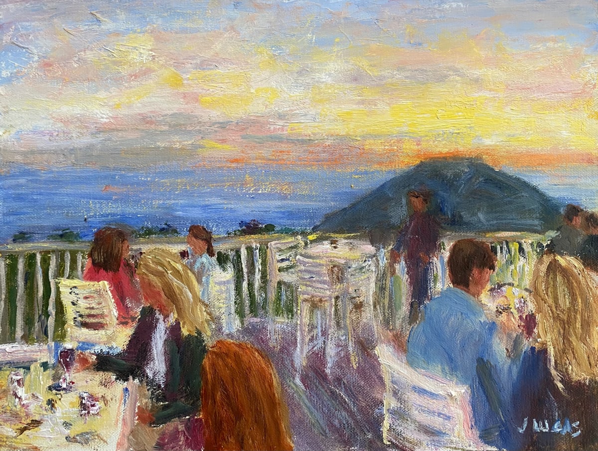 Bud & Alley's Sunset Watch by Janet Lucas Beck 