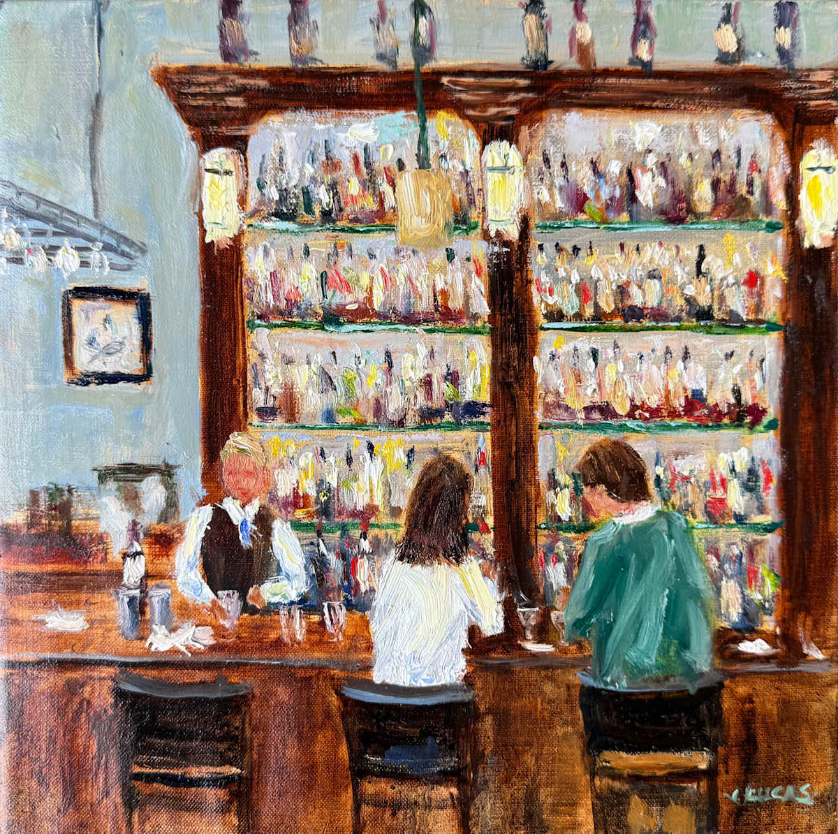 Martinis at Paoletti by Janet Lucas Beck, Image 1.