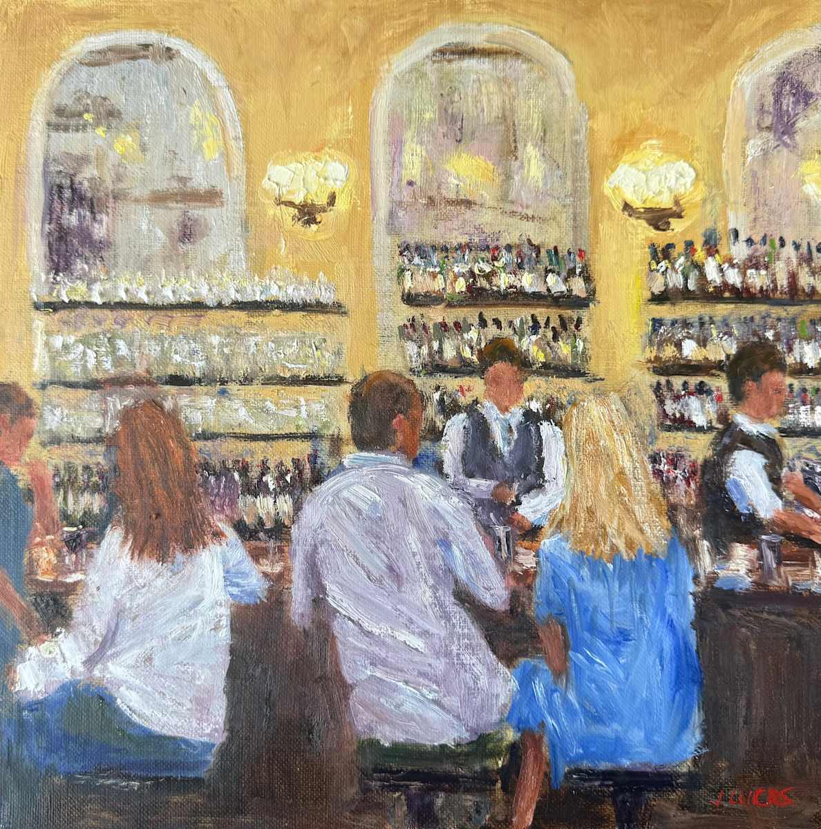 Dinner at Fonfon by Janet Lucas Beck, Image 4.