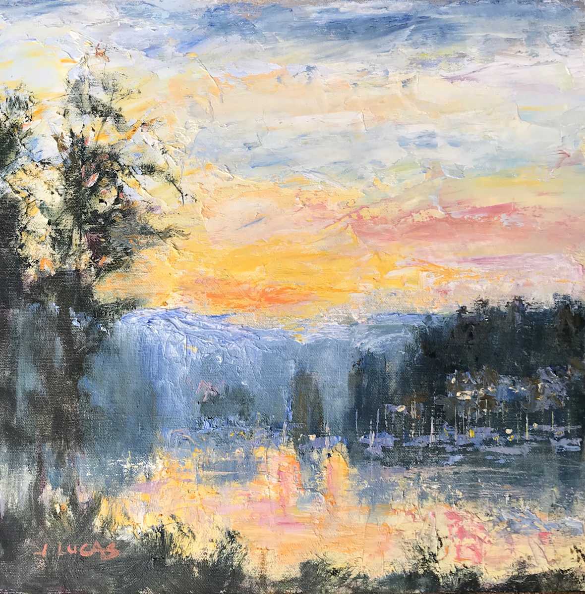 Evening on Bainbridge by Janet Lucas Beck, Image 1.