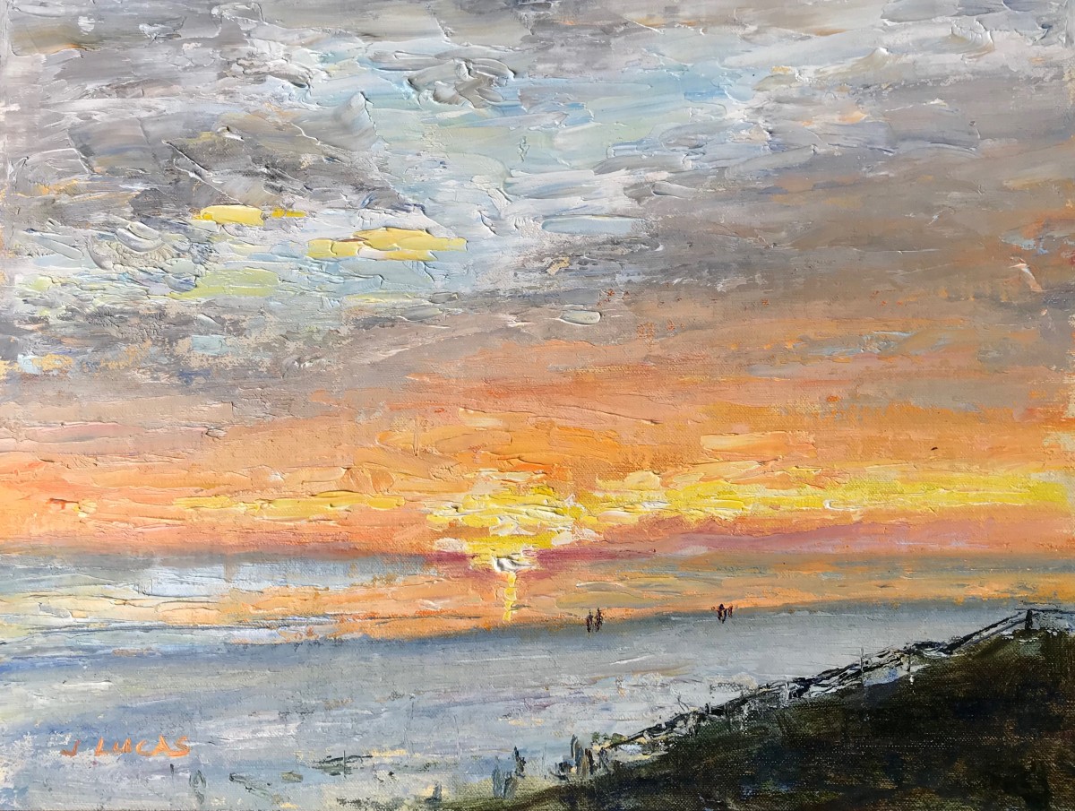 Sinking Sun by Janet Lucas Beck 